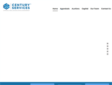 Tablet Screenshot of centuryservices.com